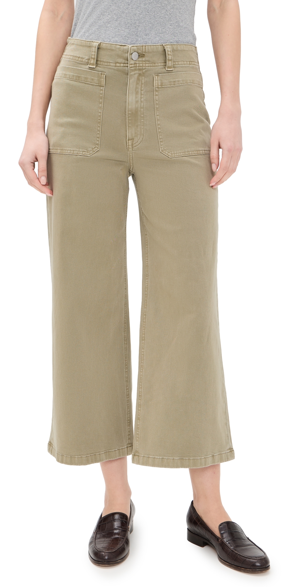 Zooey Utility Trousers Slate Green