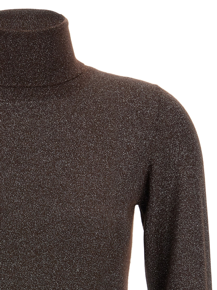 Brunello Cucinelli - Sparkling Sweaters And Cardigans Brown