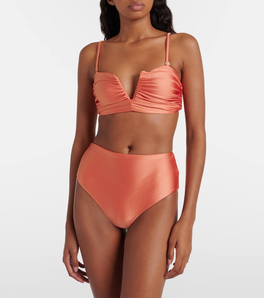 Calla bandeau bikini top
