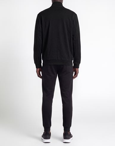 Man Tracksuit Black Size M Cotton
