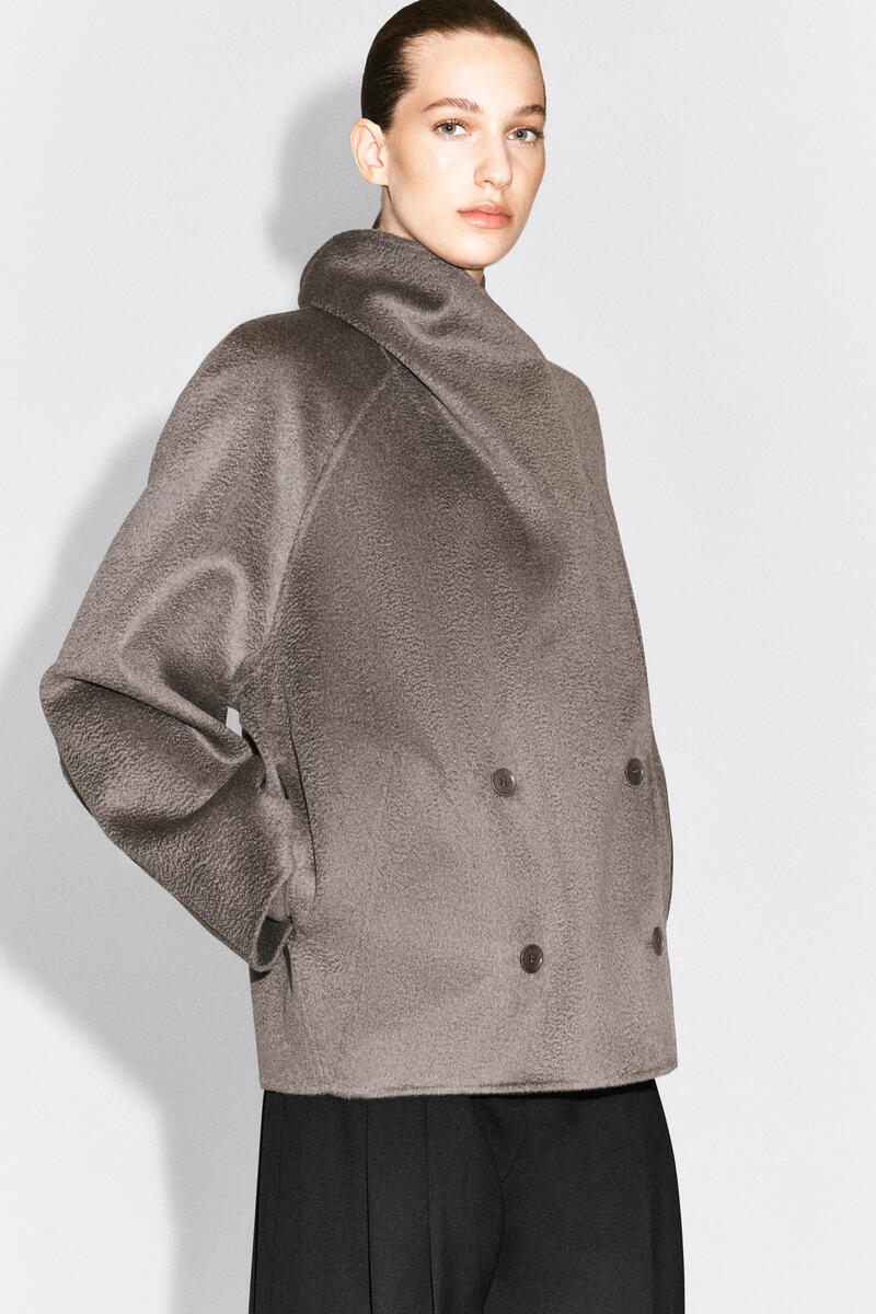 Double-Faced Cashmere Bomber Jacket