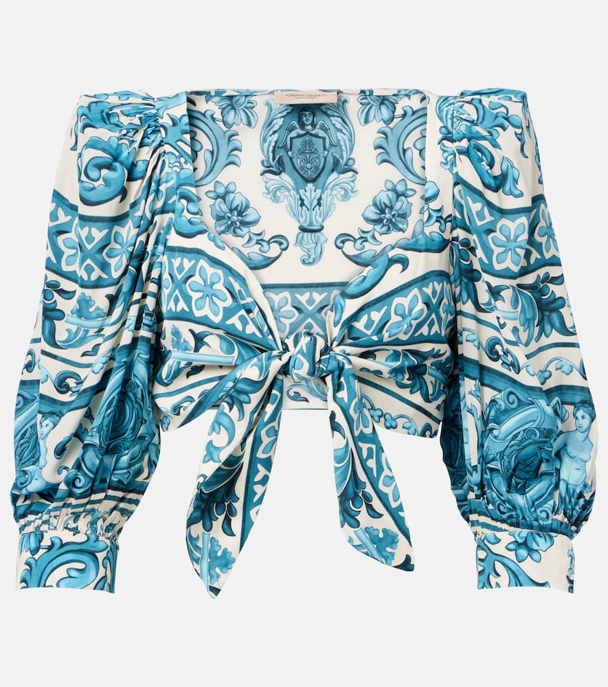 Printed crop top