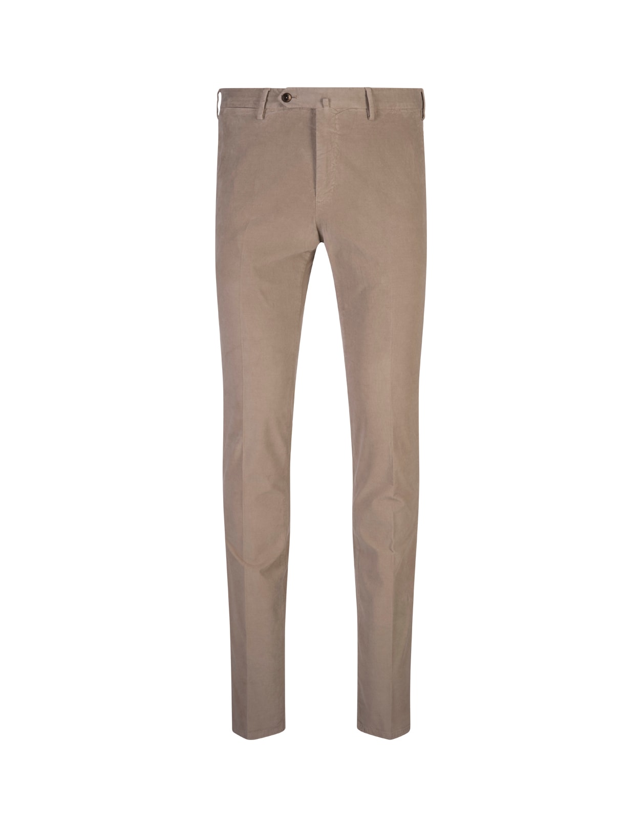 Sand Stretch Tricotine Slim Fit Trousers