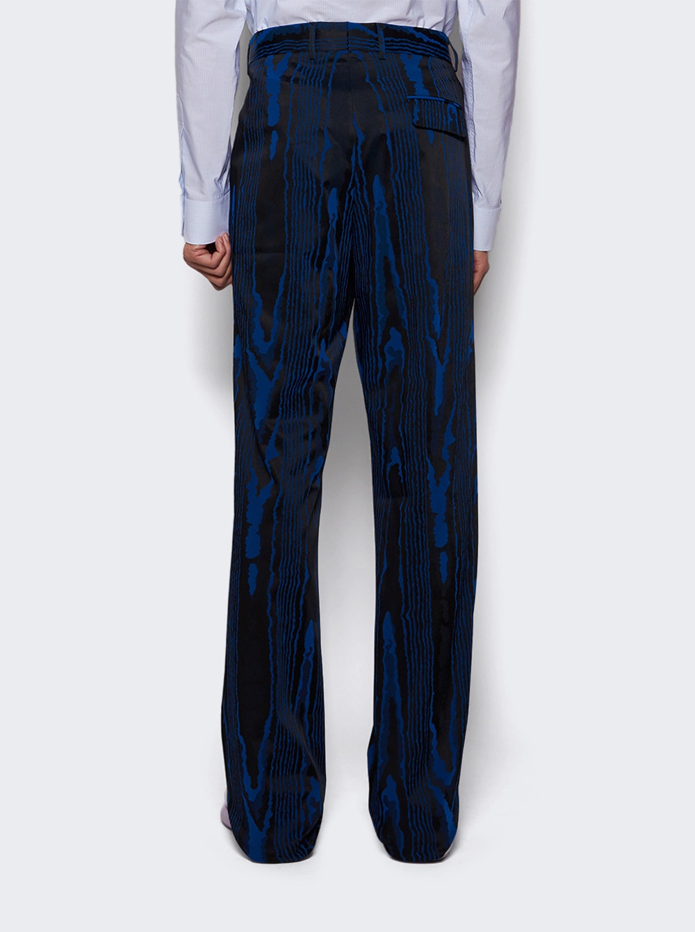 Tailored straight trousers - Black