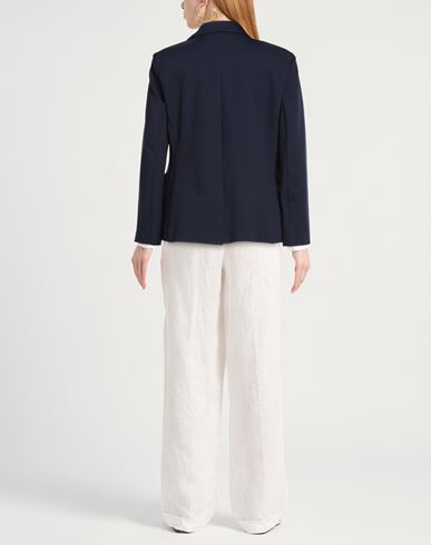 Woman Blazer Navy Size 8 Viscose, Nylon, Elastane