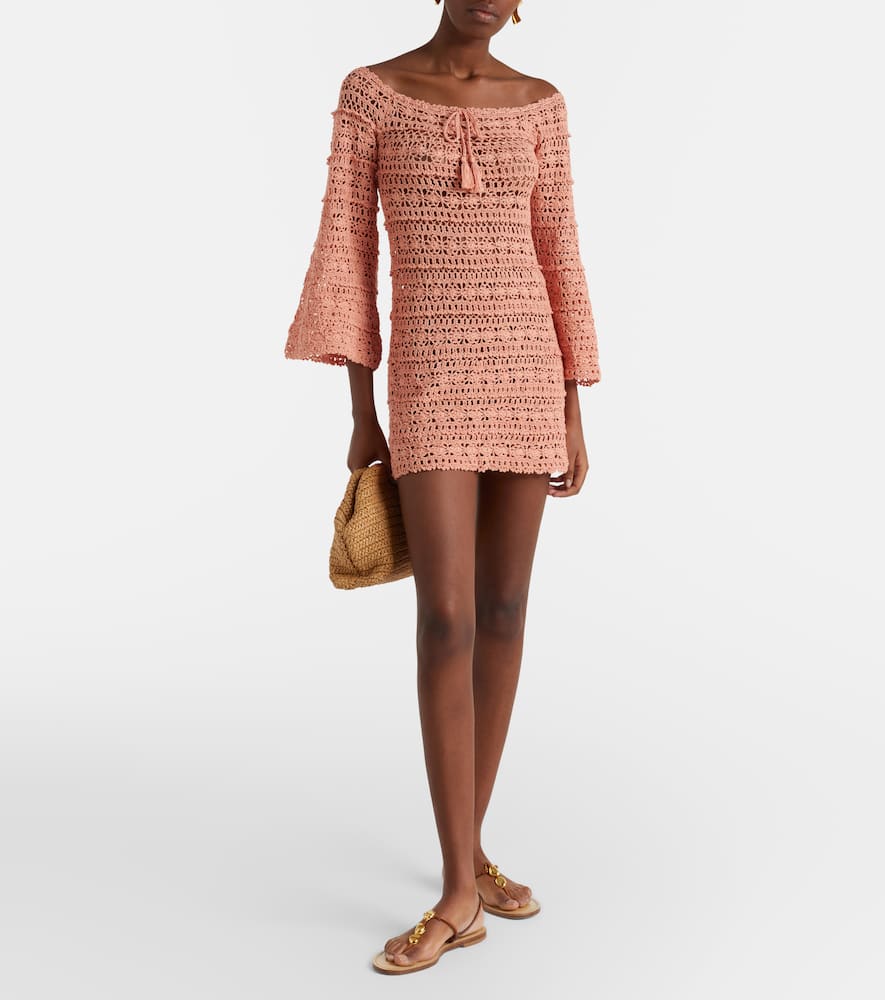 Bella crochet cotton minidress
