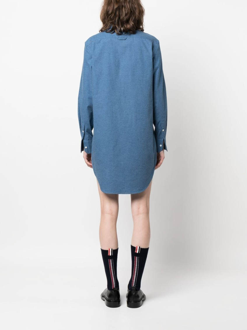 Rwb Stripe Blue Shirtdress