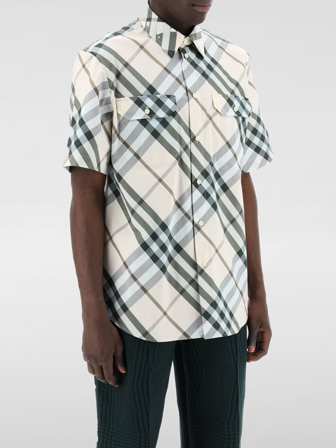 Nova Check-jacquard shirt - Neutrals