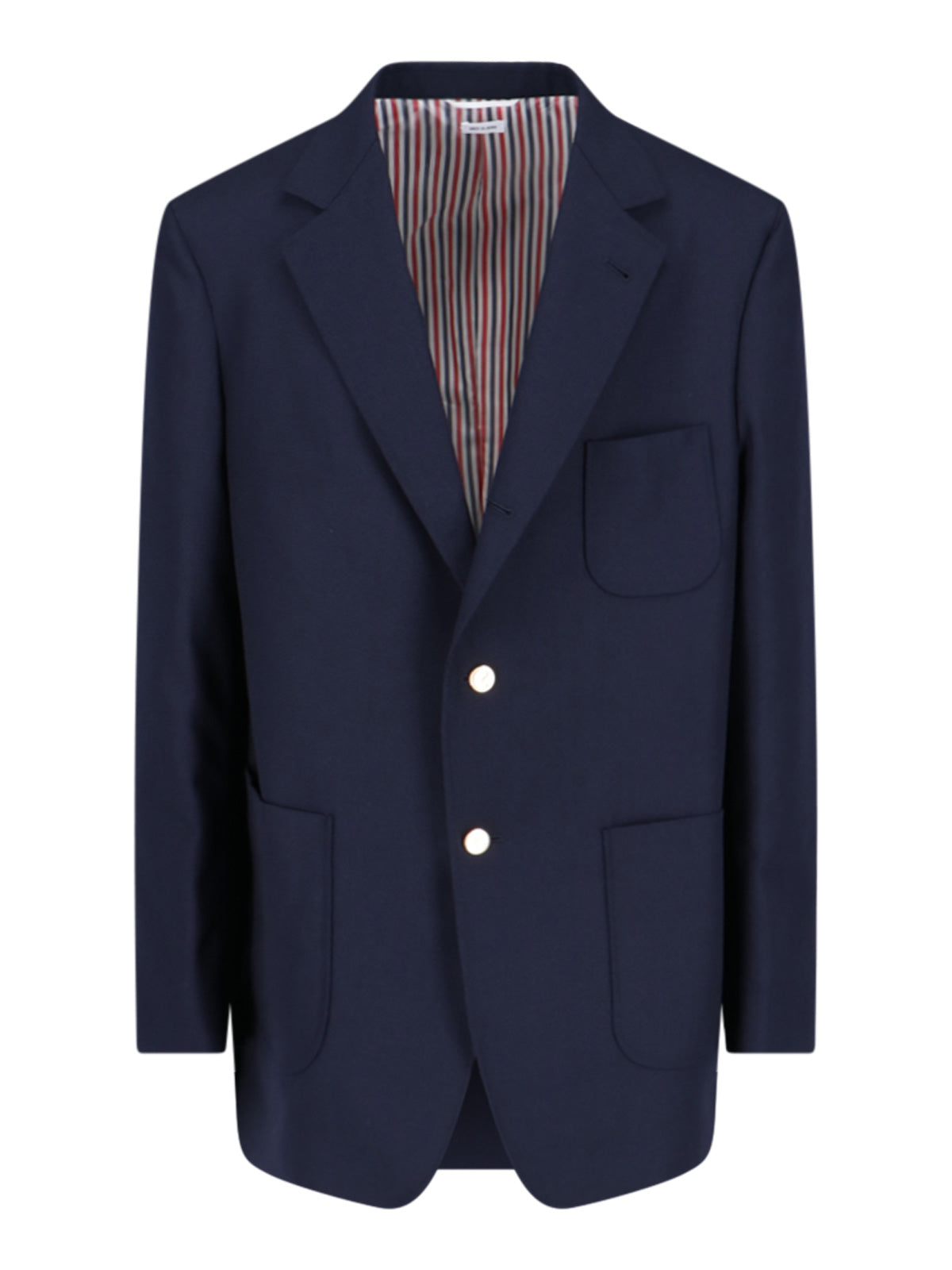 Men's Virgin Wool Tailored Jacket with Cupro Lining