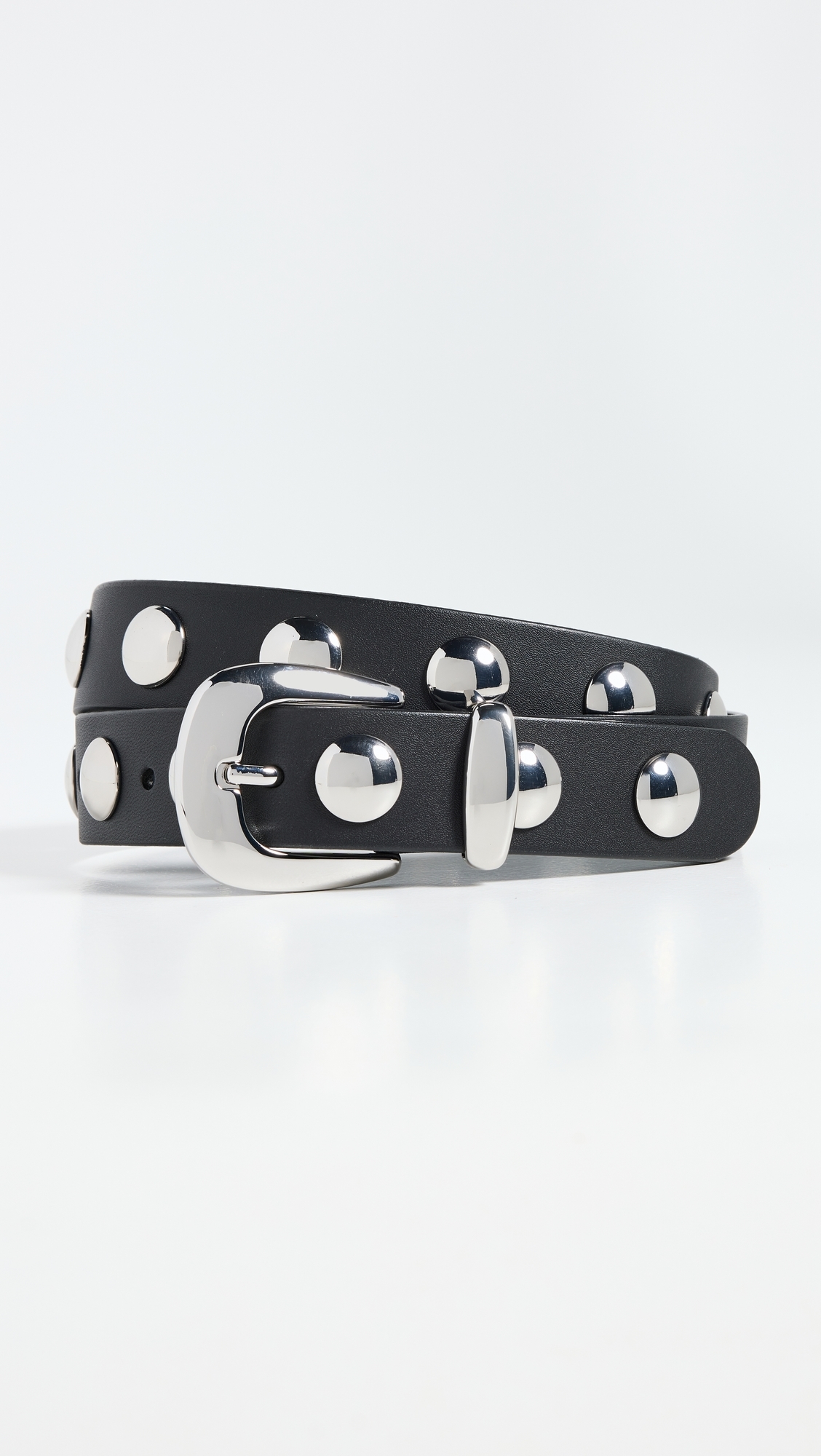 Western Studded Belt True Black