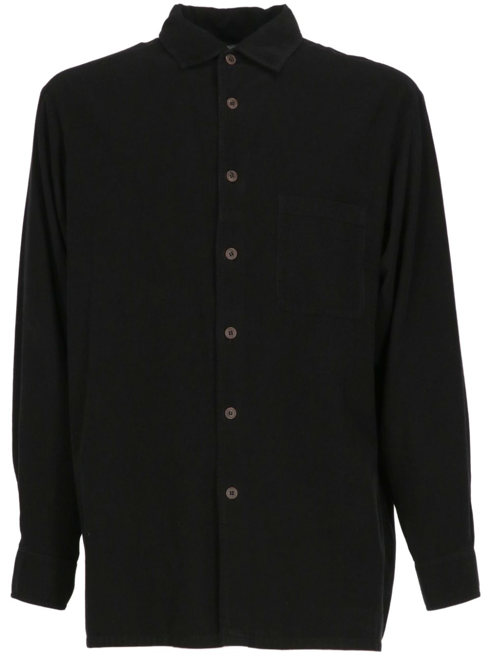 1990s cotton shirt - Black