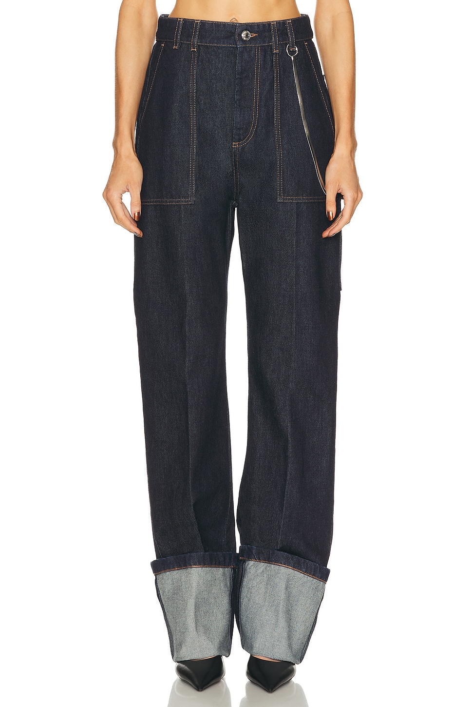 Sportmax Onorata Wide Leg in Midnight Blue - Blue. 0 also in