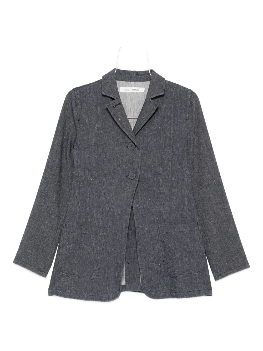 Robin button-fastening blazer - Blue