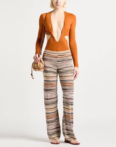 Woman Bodysuit Rust Size L Polyamide, Elastane