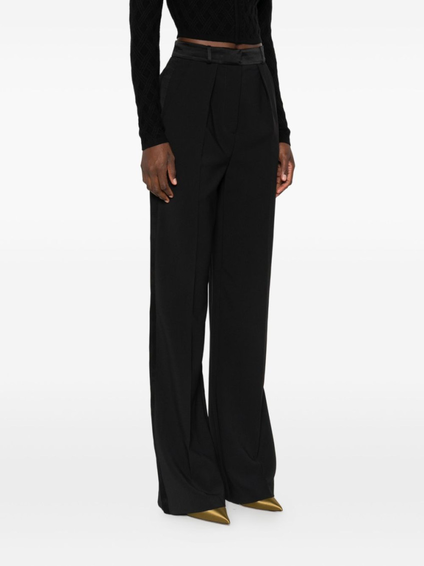 Flared-Leg Trousers