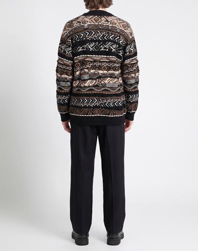 Man Cardigan Black Size 36 Polyamide, Alpaca wool, Polyacrylic, Synthetic fibers, Wool