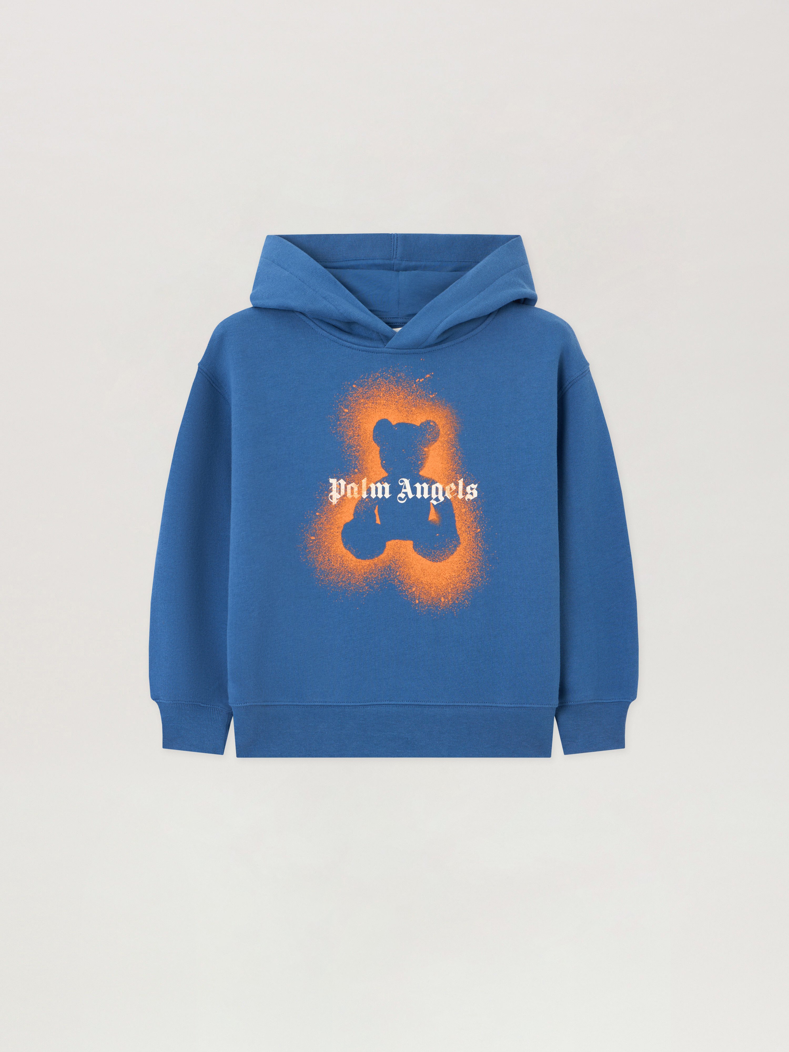 Spray Bear Hoodie Kids  Blu/blue