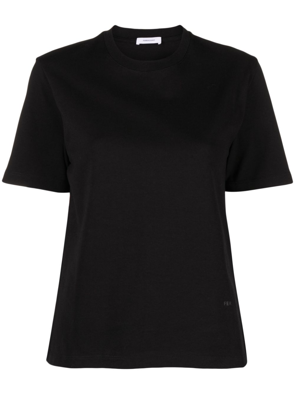 Short-sleeve cotton T-shirt - Black