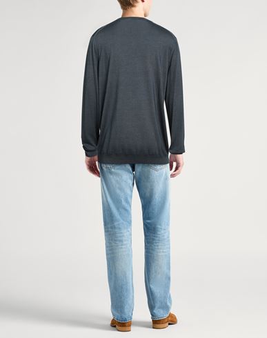 Man Sweater Midnight blue Size 48 Wool, Silk