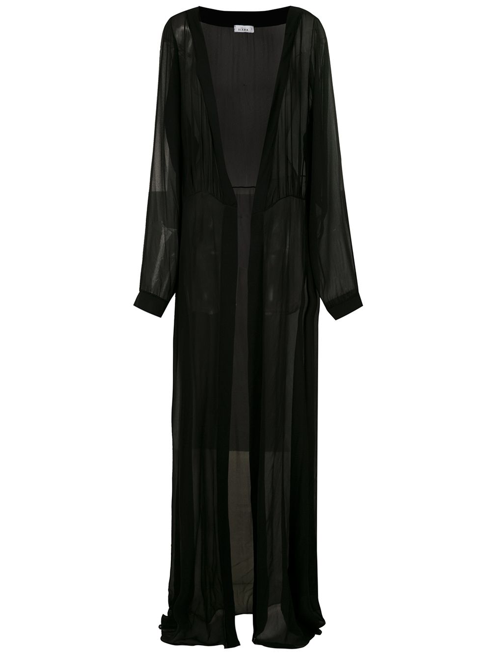 Silk kaftan - Black