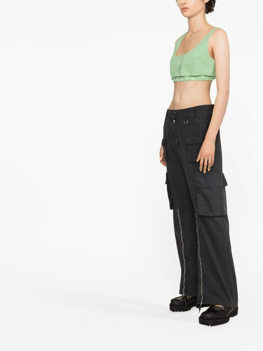 Organic Cotton Cropped Top