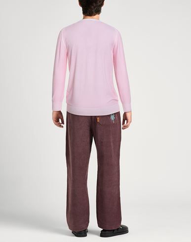 Man Sweater Light pink Size 42 Cotton, Polyamide