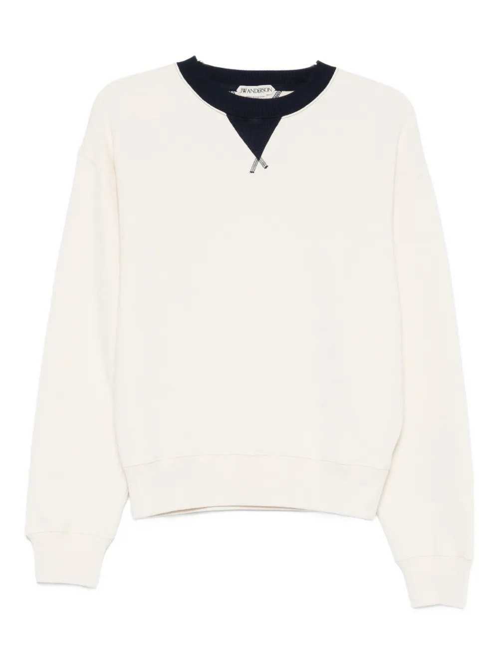 Contrast Collar Sweatshirt