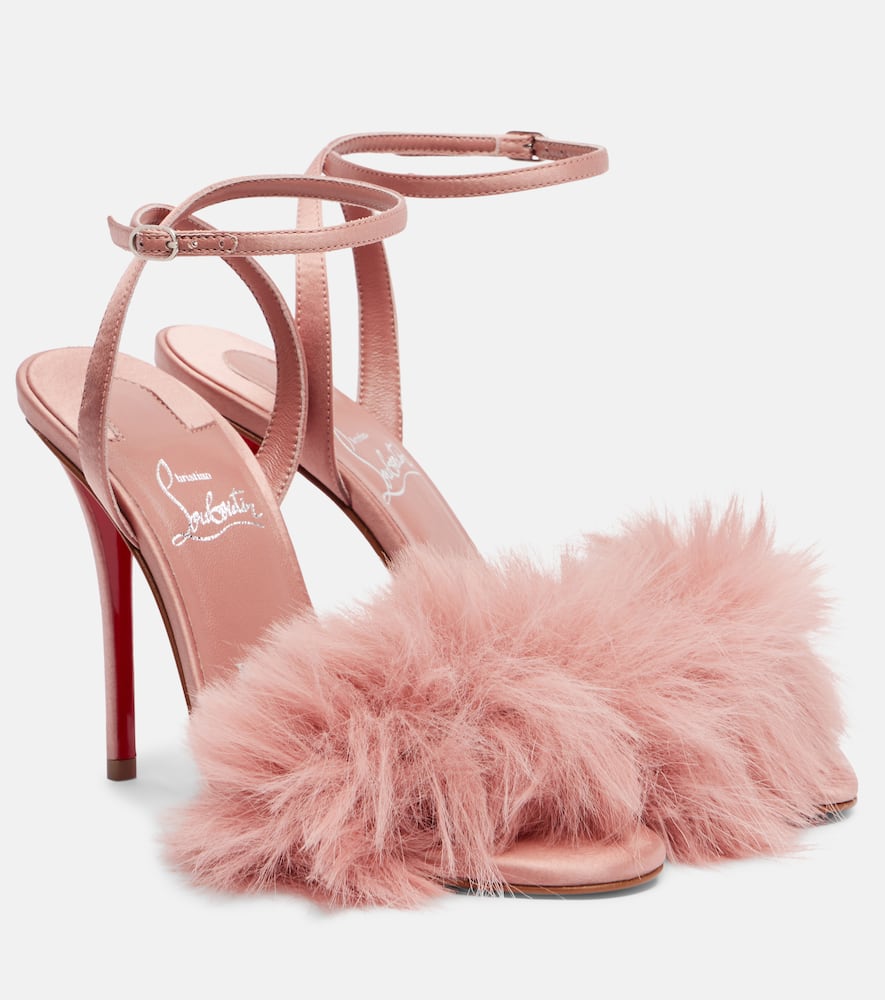 Patchoulina 100 crêpe satin sandals