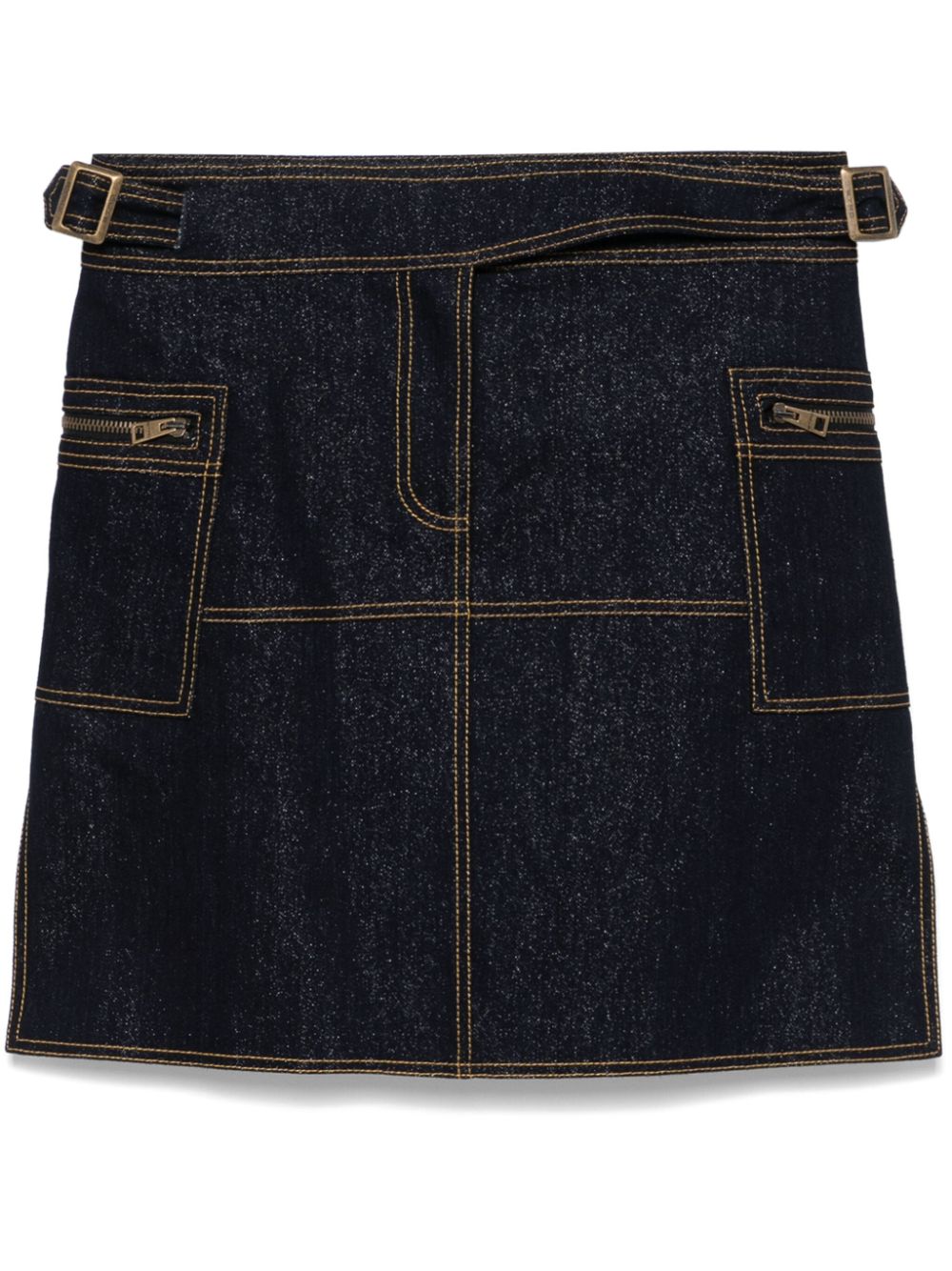 Denim mini skirt - Blue