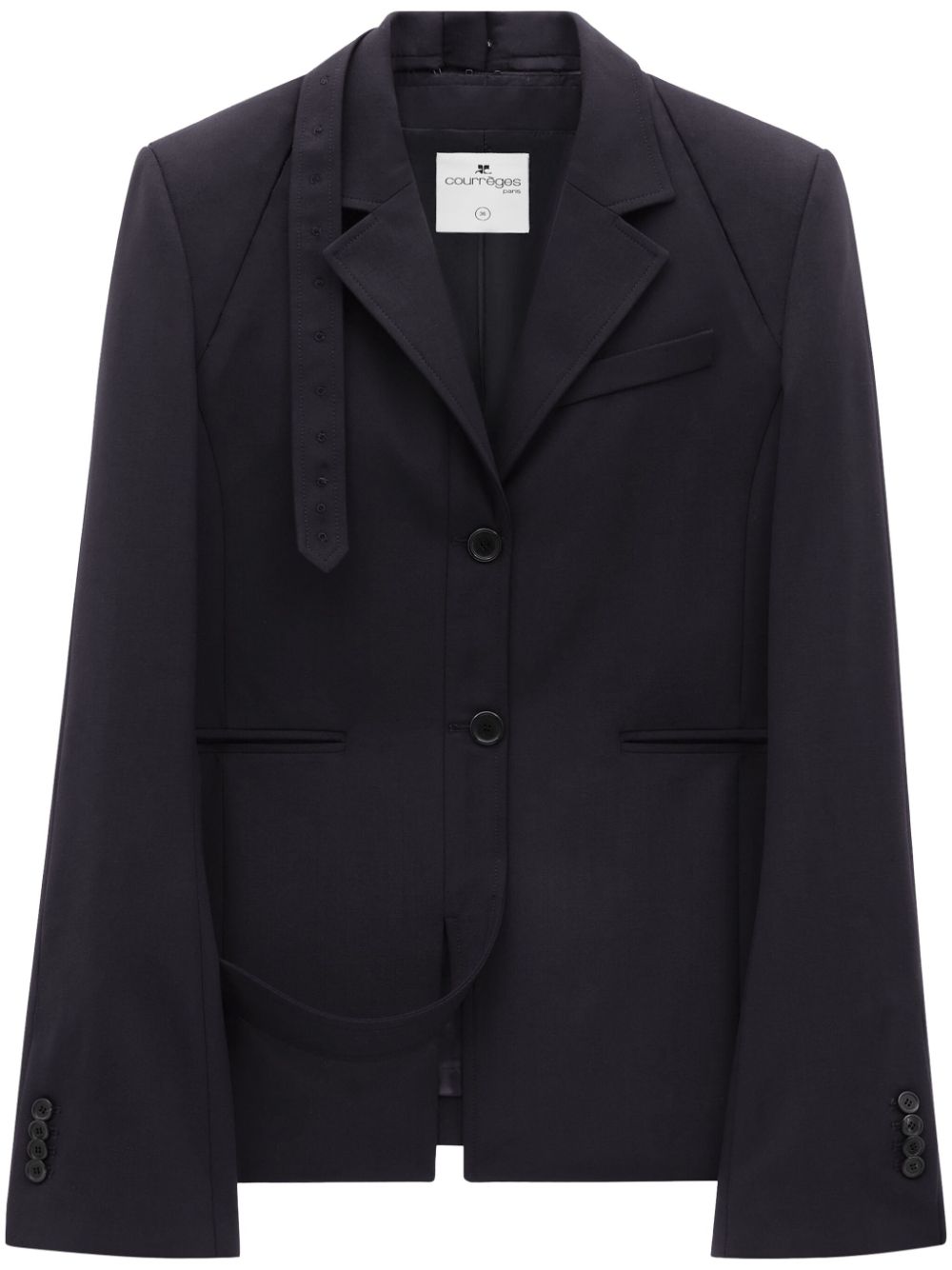 Wool blazer - Black