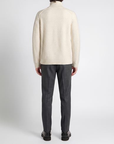 Man Turtleneck Off white Size L Virgin Wool