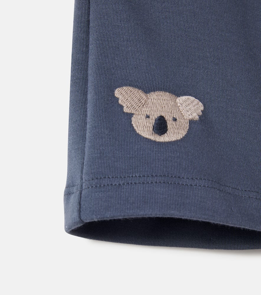 Ithri embroidered cotton Bermuda shorts