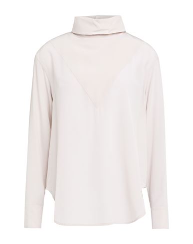 Woman Top Light grey Size 6 Silk