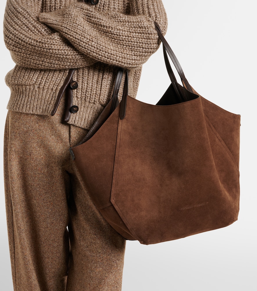 Monili Medium reversible leather tote bag