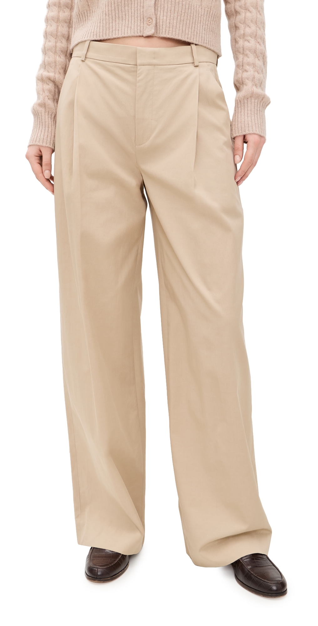Camille Wide Leg Trousers Wheatstone