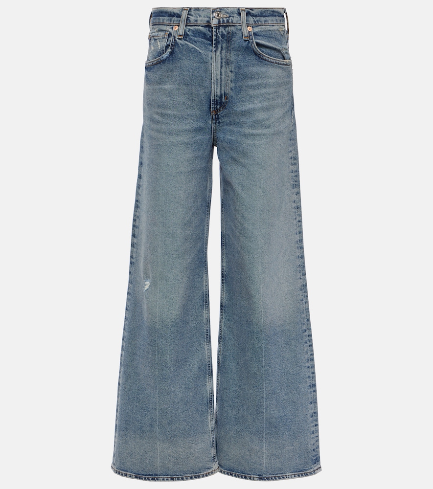 Paloma high-rise wide-leg jeans