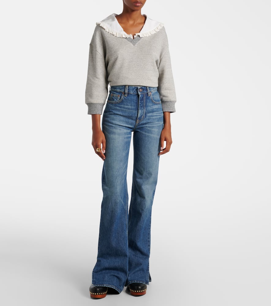 Chloé High-rise flared jeans