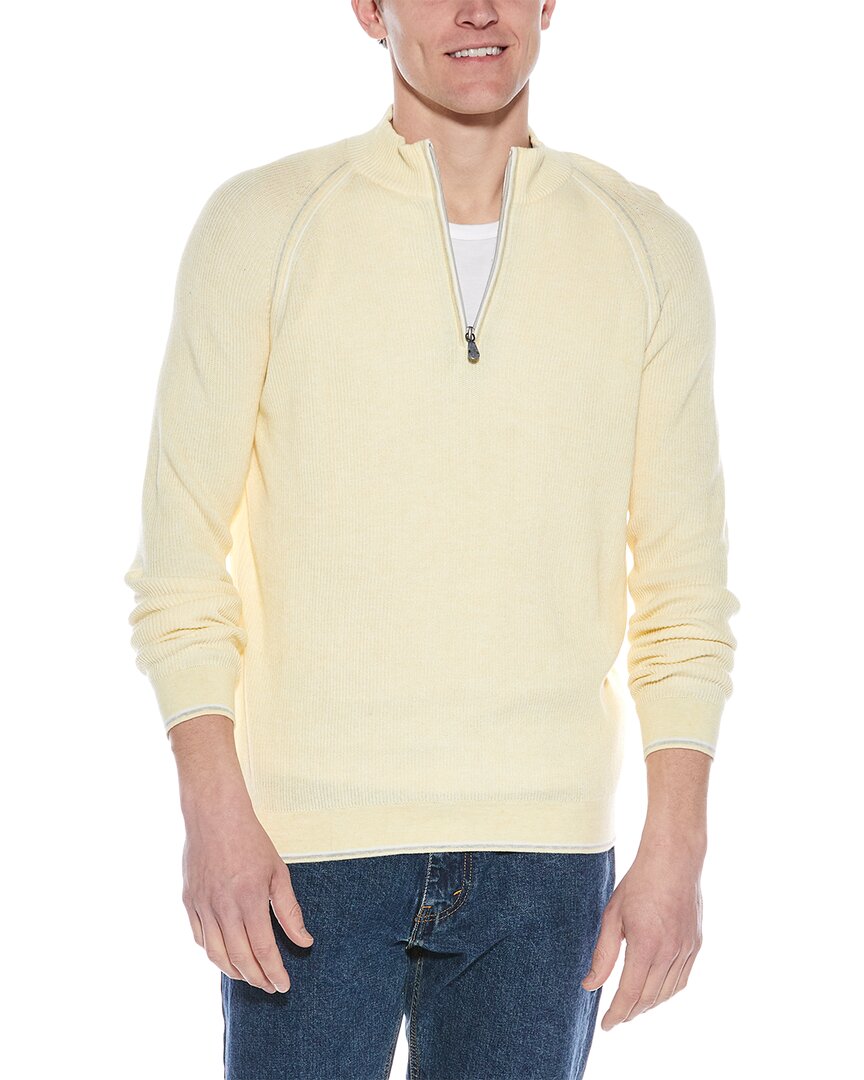 English Rib 1/4-Zip Mock Neck Sweater