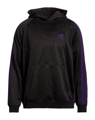 Man Sweatshirt Black Size L Polyester