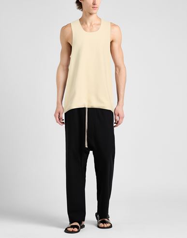 Man Tank top Pastel yellow Size XXL Cotton