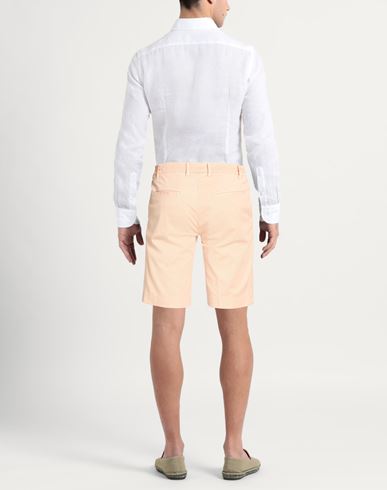 Man Shorts & Bermuda Shorts Salmon pink Size 32 Cotton, Lyocell, Elastane