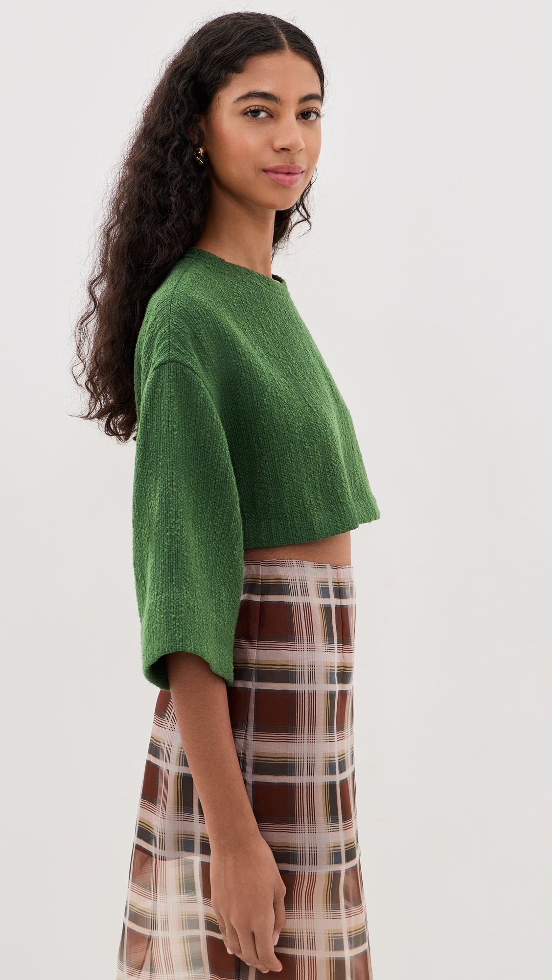 The Cropped T-Shirt Pine Flamme
