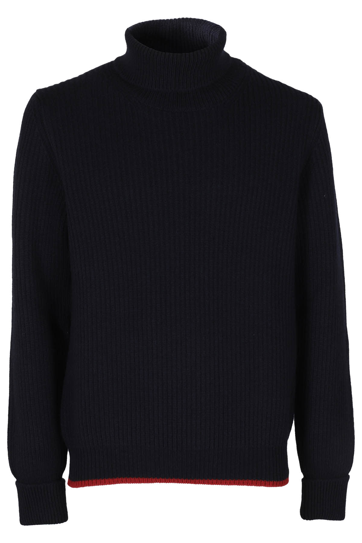 Roll-neck jumper - Blue