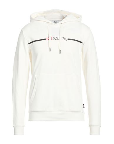 Man Sweatshirt White Size L Cotton