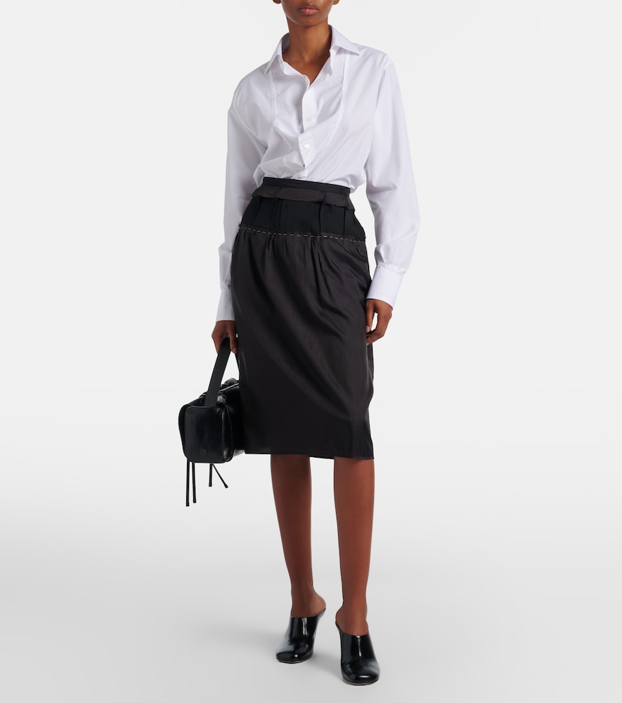 Cotton poplin shirt