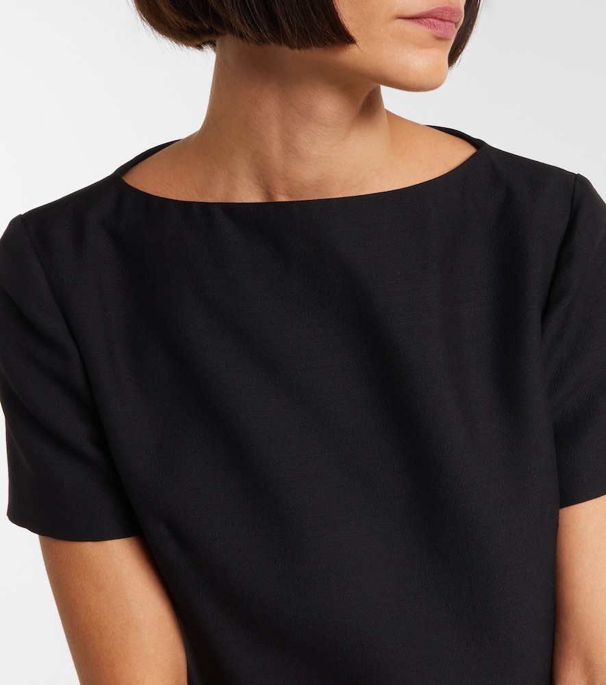 Crepe Couture ruffled minidress