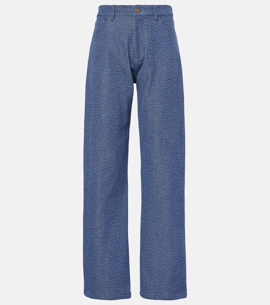 Axel cotton-blend straight pants