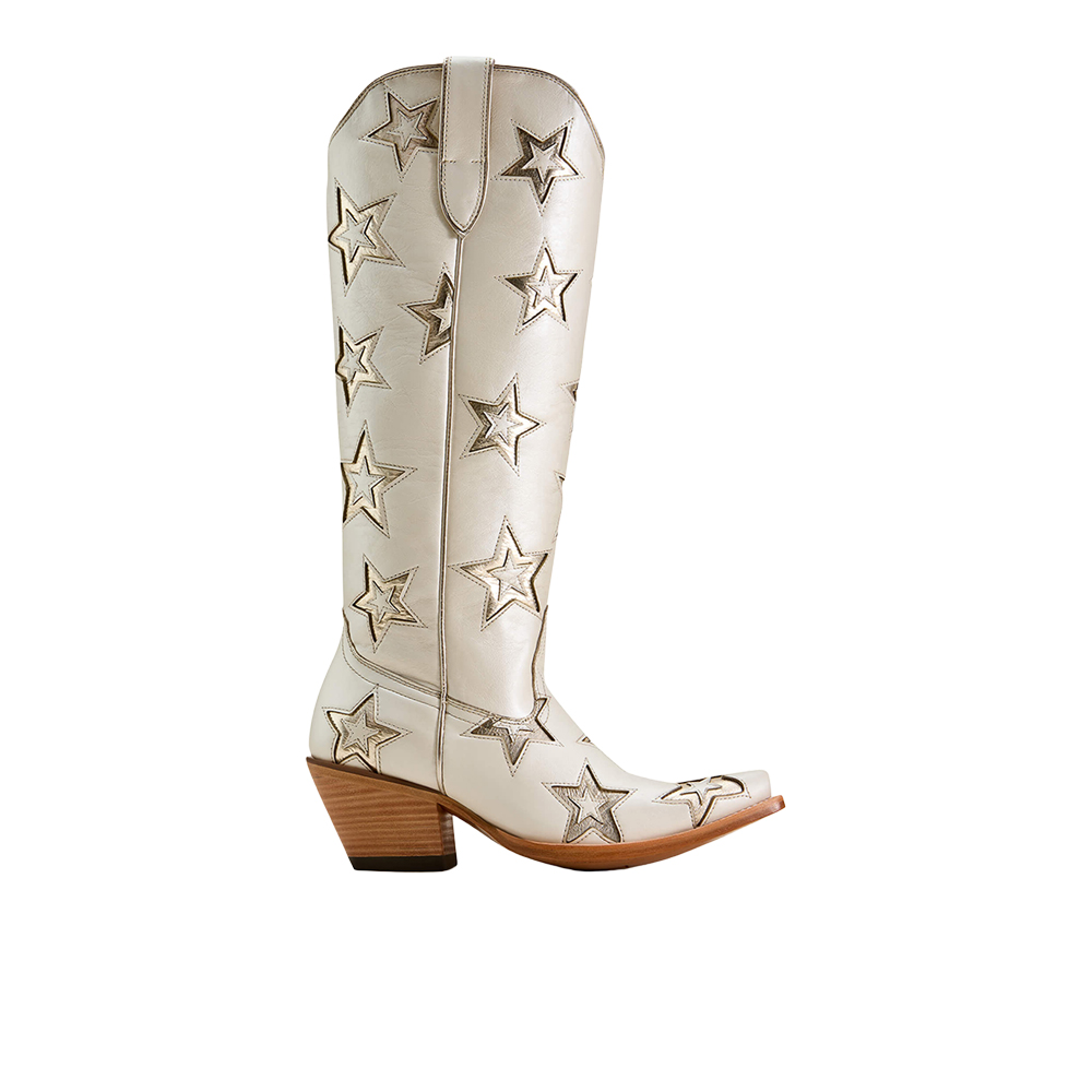 Casanova Star Snip Toe Pull On Cowboy Boots