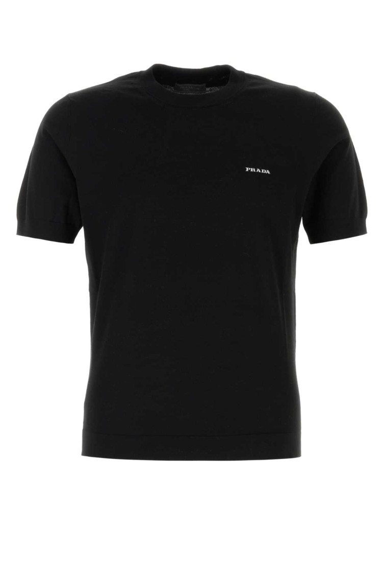 Black Cotton Sweater