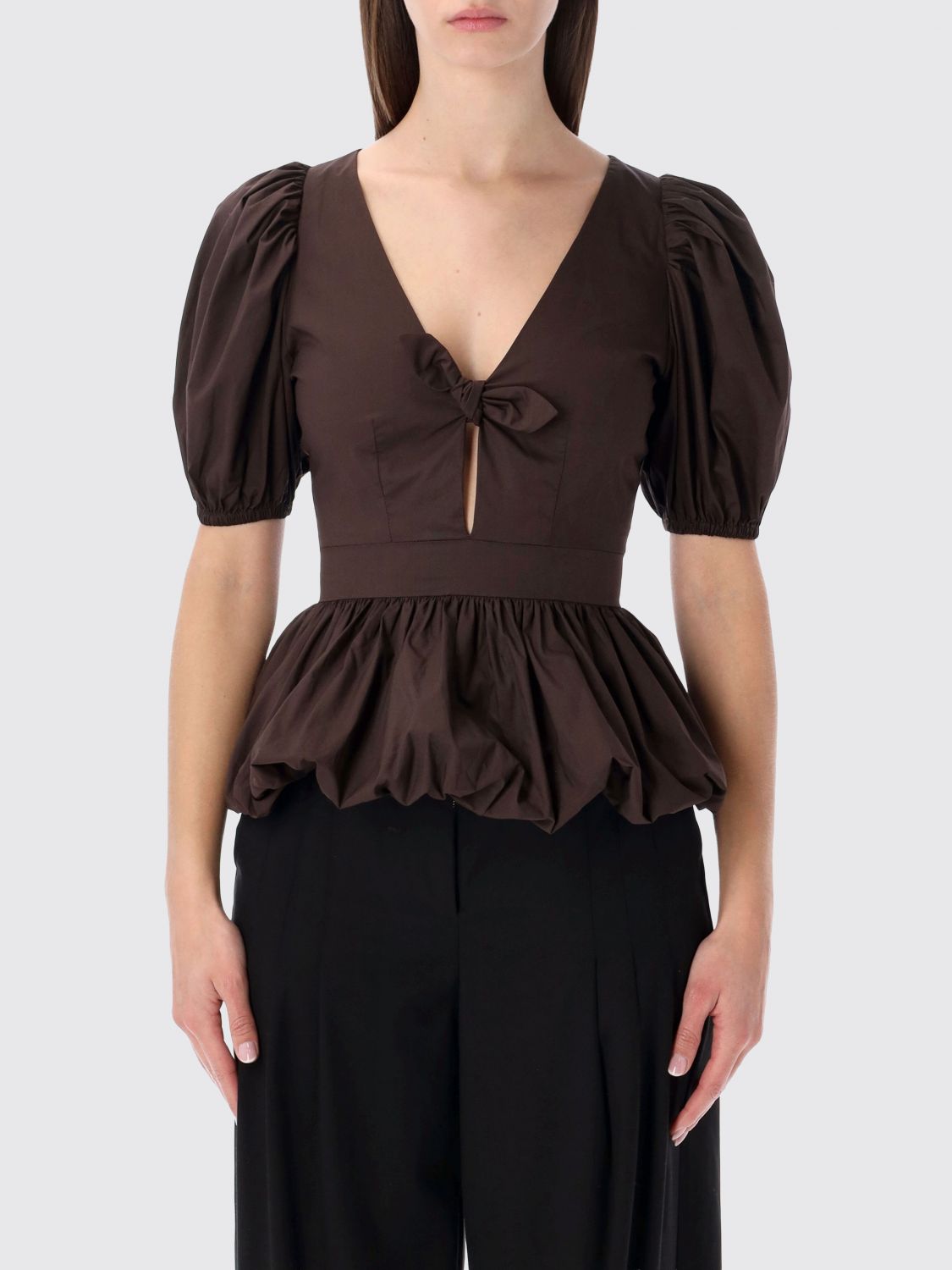 Top Woman color Brown
